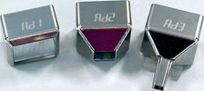 Figure 7. Three hybrid adapters are available for various component sizes